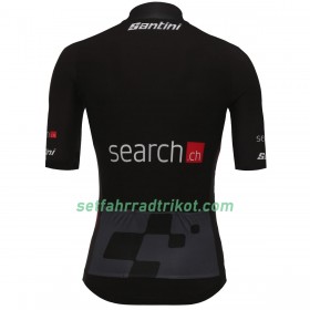 Schwarzes Radtrikot kurzarm 2018 Tour de Suisse